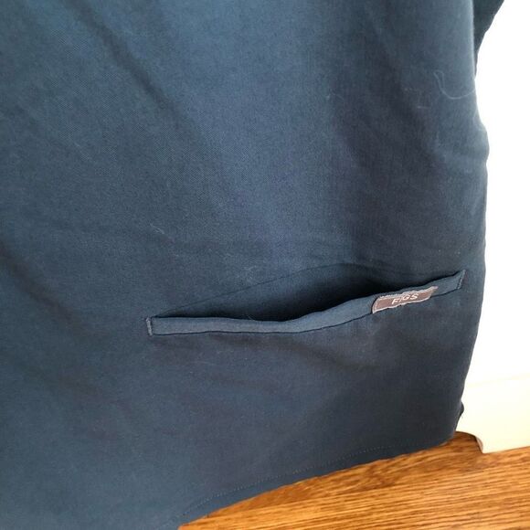 FIGS Casma Three Pocket Scrub Top Colbalt Blue Size XS - Picture 4 of 5